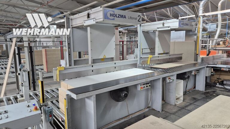 Plataforma de empilhamento para seccionadoras de chapas Holzma (2004) Holzma 