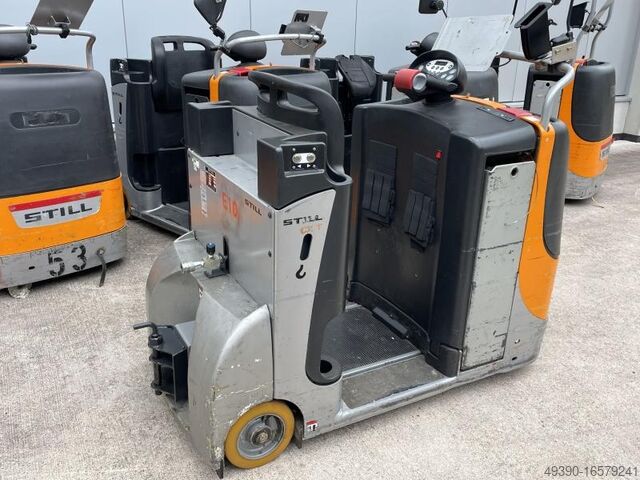 8 pieces tow tractor for logistics train towing vehicles, tugger train for logistics trains, e-tow t STILL CX T