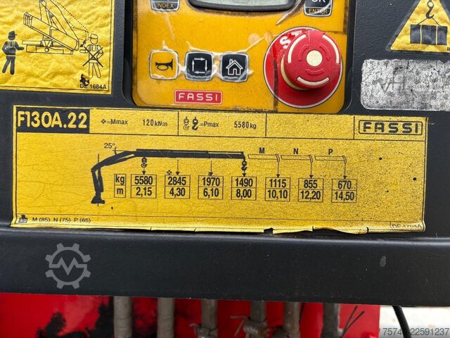 Crane Mercedes-Benz Actros 2536 + FASSI F130 A - 2X EXT. + 6X2 + HA...