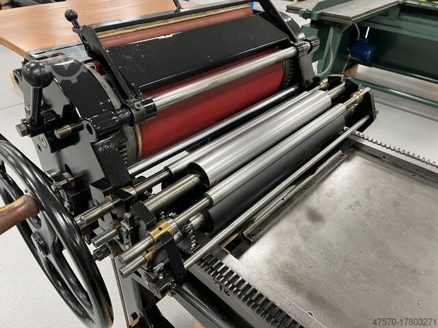 Boekdrukmachine Proofing press 55x65cm Antique
