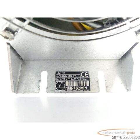 Component Heidenhain UM 112 ID 325 001-02 SN10775502A im Austausch (Exchange)