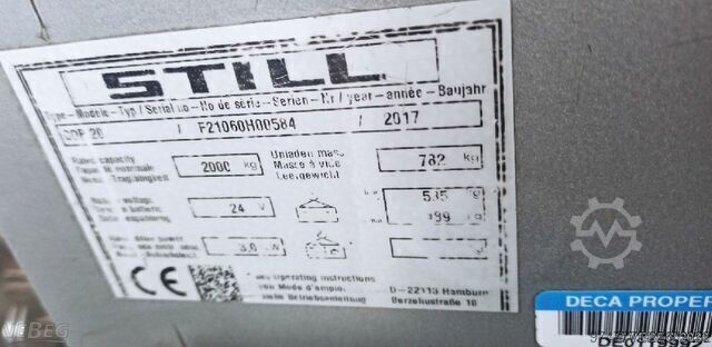 STILL COP 20 Elektrikli Sipariş Toplayıcı Still COP 20