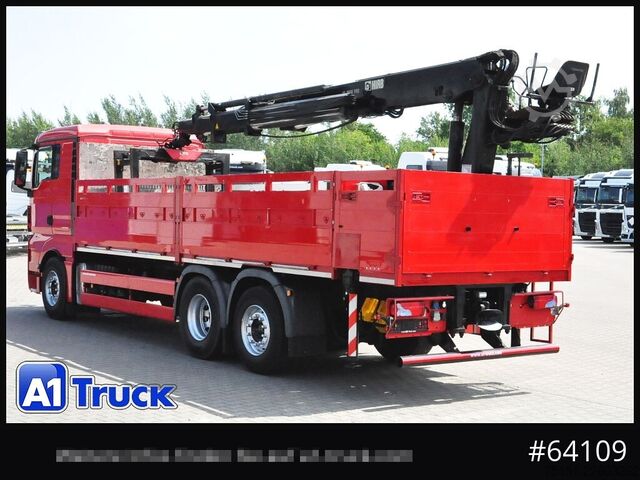 Autolaadkraan MAN TGX 26.400 LL, Hiab XS 166, Lenk-Liftachse,