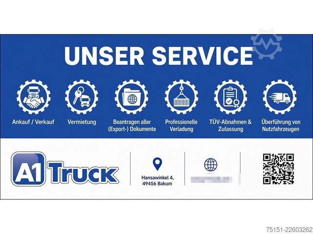 Autolaadkraan MAN TGX 26.400 LL, Hiab XS 166, Lenk-Liftachse,