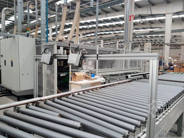 AUTOMATIC LINE of DRILLING and INSERTING BIESSE + RBO (BIESSE Group) FTT 800 (2) + Advantage (2)