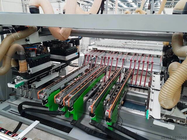 AUTOMATIC LINE of DRILLING and INSERTING BIESSE + RBO (BIESSE Group) FTT 800 (2) + Advantage (2)