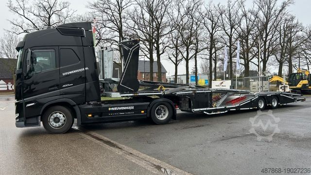 Auto met oplegger  TT-STU  car auto transporter
