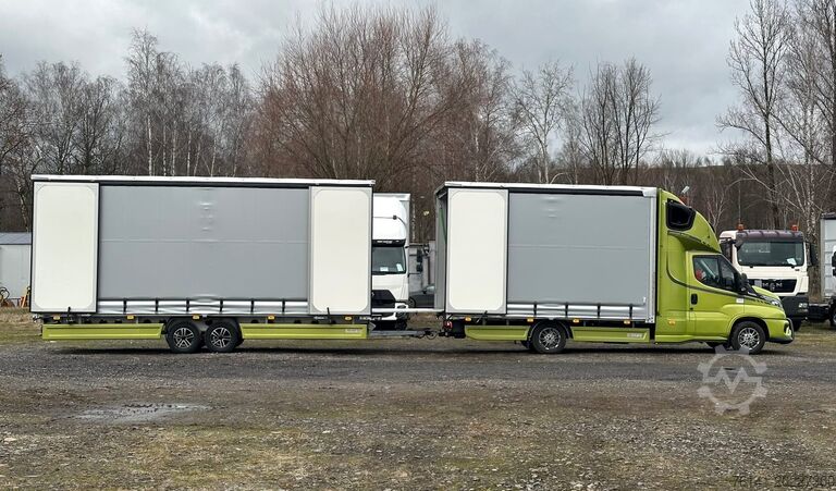 Transporter con pianale e telone Iveco Daily 35S18 A8