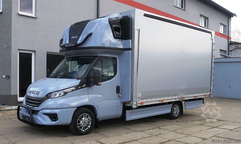 Transporter con pianale e telone Iveco Daily 35S18 A8