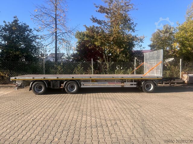 Anhänger mit offener Pritsche Möslein T 3 Plato 10,5 m  3 Achs Jumbo- Plato- Anhänger 10,50 m, Mega