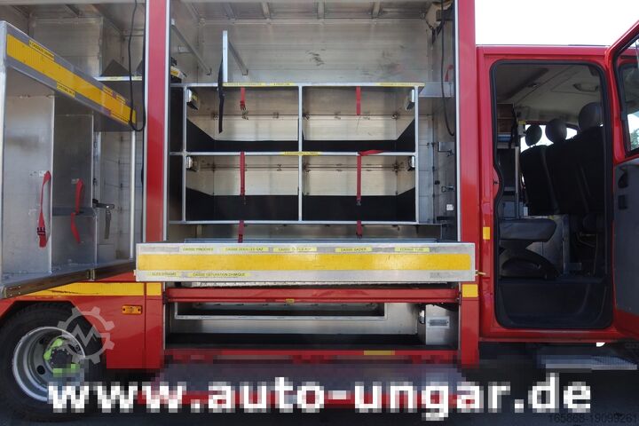 Camión de bomberos Renault Mascott 160 DXi Doka Feuerwehr LBW AHK