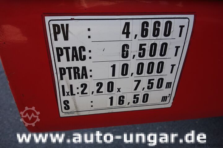 Camión de bomberos Renault Mascott 160 DXi Doka Feuerwehr LBW AHK