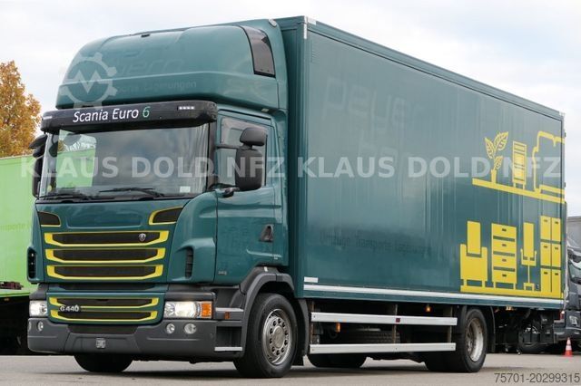 Sandučar kamion SCANIA G 440 Koffer Umzugswagen Retarder LBW Euro 6