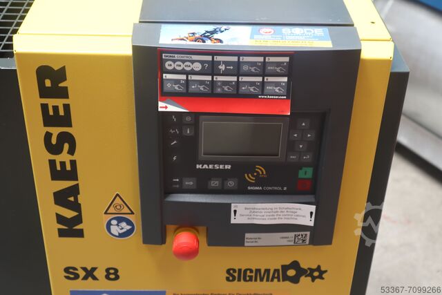 5,5 kW schroefcompressor KAESER SX 8 (10 bar)