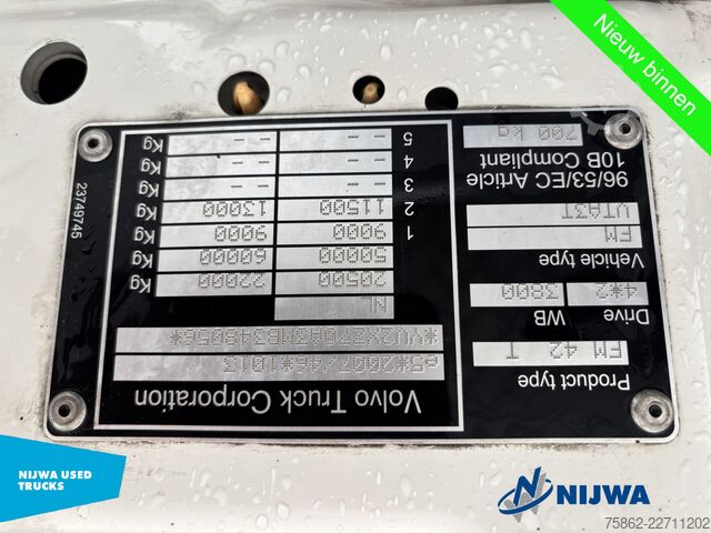 Standard-SZM Volvo FM 420 LNG 9 tons vooras + Alcoa's