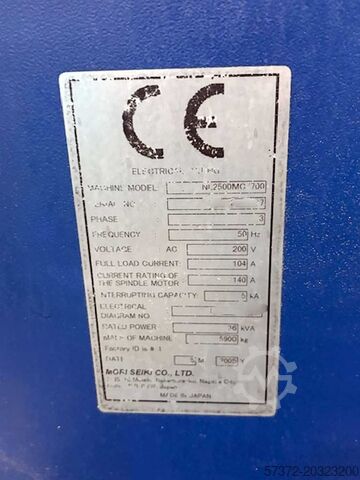 CNC Draaibank Mori Seiki NL 2500/700