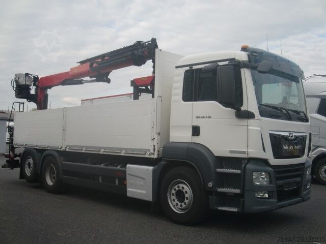 Lastbilskran MAN TGS 26.530 6x2-4 LL Baustoff Palfinger