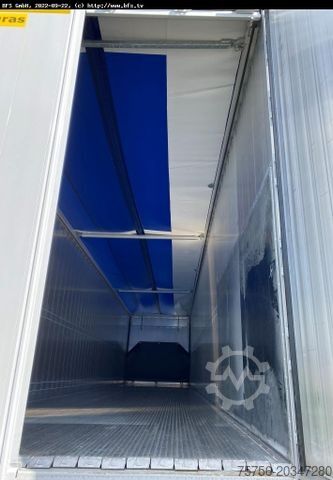 Auflieger mit Walkingfloor LEGRAS Schubboden FMA Standard 91,4 m³, Seitenschutzpla