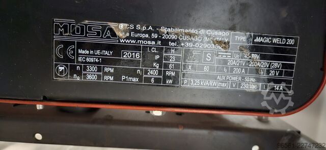 Generátor MOSA MAGIC WELD 200