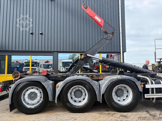 Containertransport MAN TGS 35.400 + FASSI 195 4x + DALBY HOOK 30TON + ...