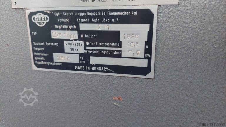 Hydr. guillotineschaar GEFI LV 5-2000