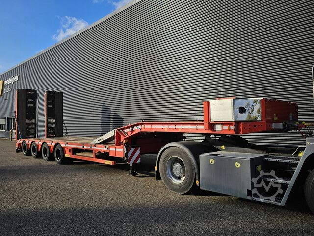 Düşük yükleyici Faymonville F-S44-/ 4 x STEERING / HYDRAULIC RAMPS / EXTEND...