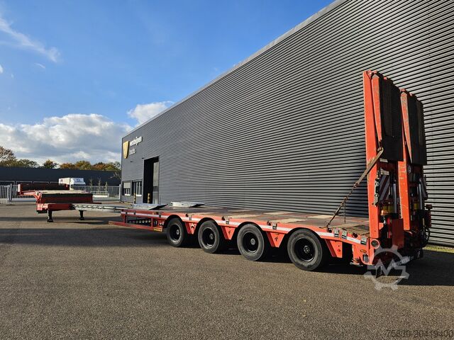 Düşük yükleyici Faymonville F-S44-/ 4 x STEERING / HYDRAULIC RAMPS / EXTEND...