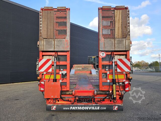 Düşük yükleyici Faymonville F-S44-/ 4 x STEERING / HYDRAULIC RAMPS / EXTEND...