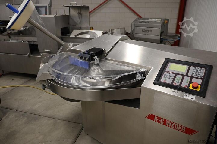 KG Wetter 120L komsnijder met afvoer KG Wetter 120L bowl cutter with discharge