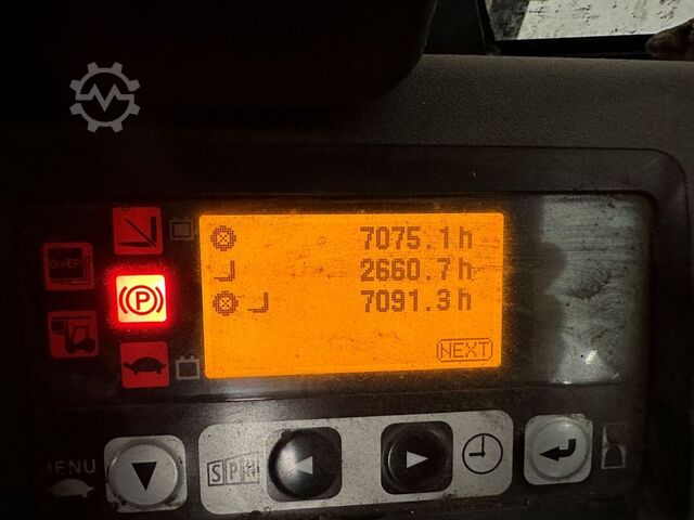 Electric 3-wheel forklift Toyota 8FBET20 - FREIHUB-Mast !!!