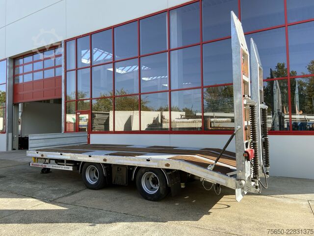 Remorque porte-engins surbaissée Möslein TT19 - 7,2  19 t Tandemtieflader, Luftgefedert, NEU