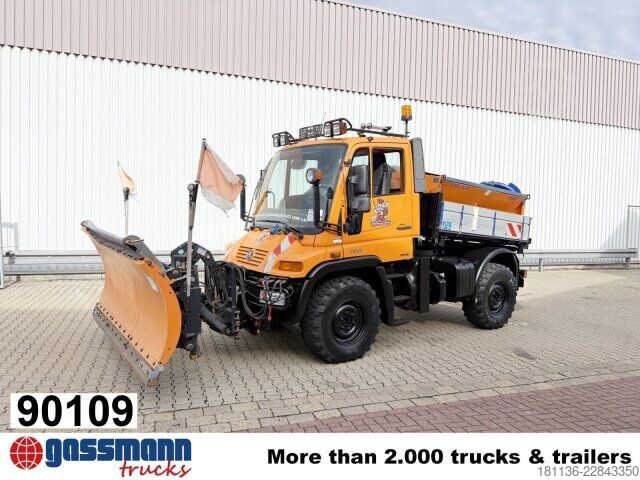 Speciale doeleinden vrachtwagen Unimog U 300 405/10 4x4, Kommunalhydraulik