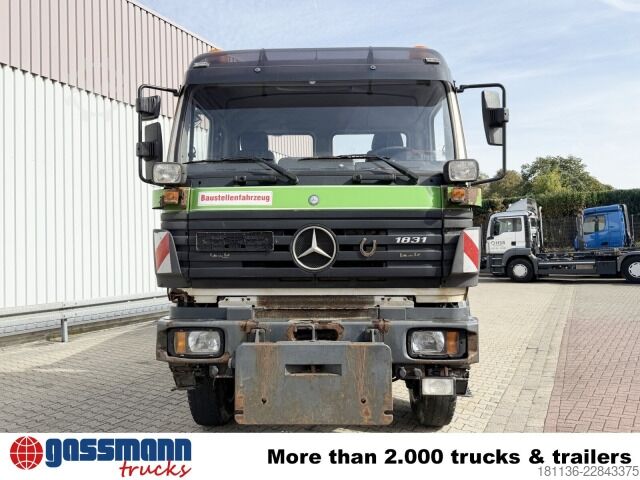 Kiepwagen Mercedes-Benz SK 1831 AK 4x4, Winterdienstausstattung