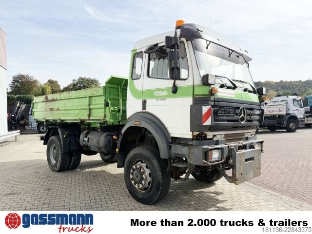 Kiepwagen Mercedes-Benz SK 1831 AK 4x4, Winterdienstausstattung