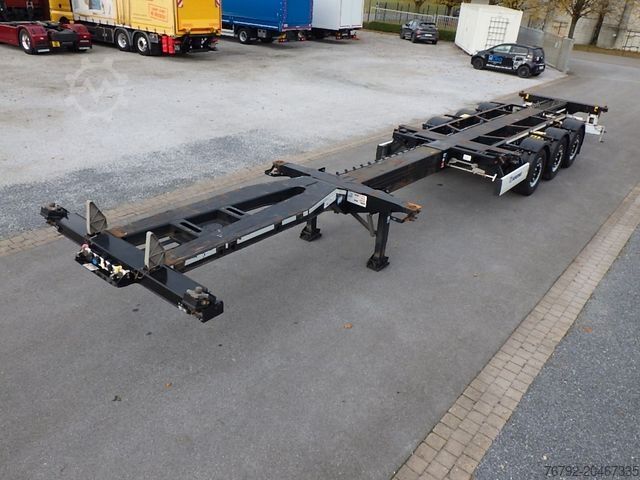 Swap body semitrailer KRONE SDC 27 eLTU70 Containerchass. 45'/Tele/Luft/Lift