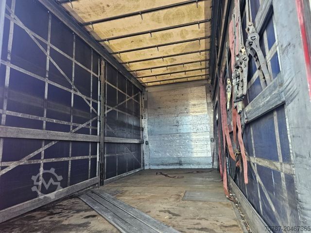 Φορτηγό πλατφόρμα με μουσαμά SCANIA G410 Volumen, Edscha, Hubdach+Tandemhänger