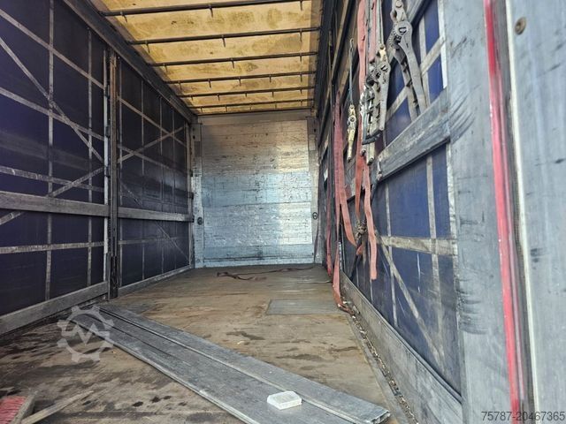 Φορτηγό πλατφόρμα με μουσαμά SCANIA G410 Volumen, Edscha, Hubdach+Tandemhänger