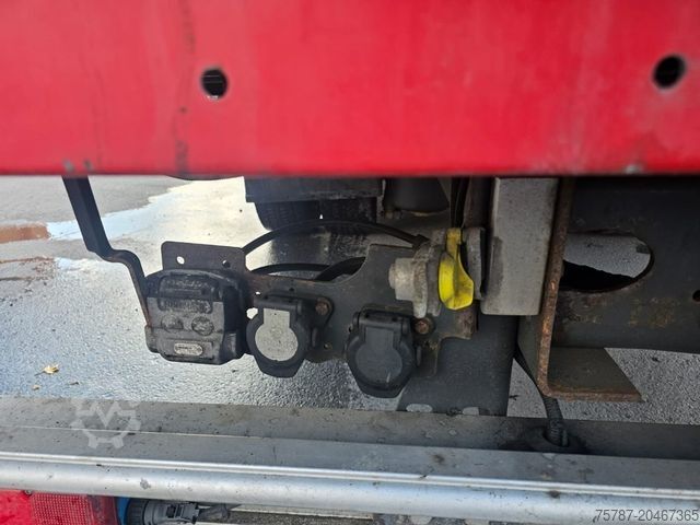 Φορτηγό πλατφόρμα με μουσαμά SCANIA G410 Volumen, Edscha, Hubdach+Tandemhänger