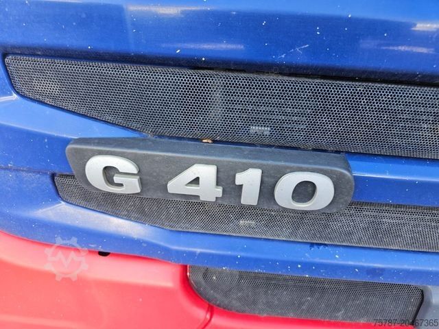 Φορτηγό πλατφόρμα με μουσαμά SCANIA G410 Volumen, Edscha, Hubdach+Tandemhänger