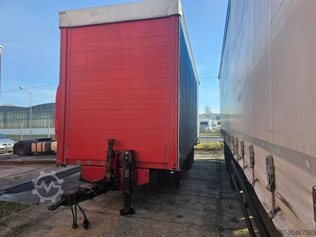 Φορτηγό πλατφόρμα με μουσαμά SCANIA G410 Volumen, Edscha, Hubdach+Tandemhänger