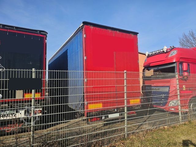 Φορτηγό πλατφόρμα με μουσαμά SCANIA G410 Volumen, Edscha, Hubdach+Tandemhänger