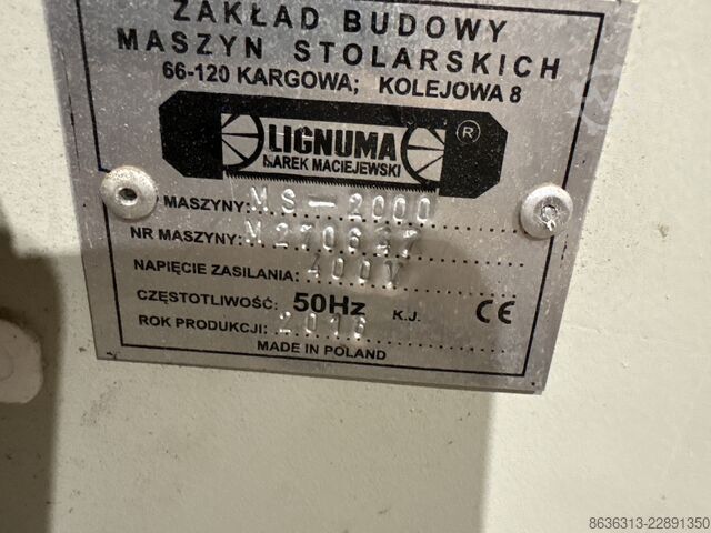 Lignuma mašina za sečenje pene Lignuma MS-2000
