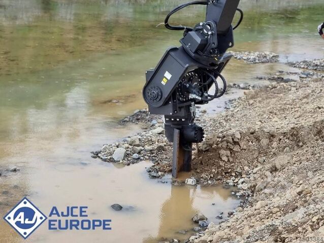 Máquina de empilhar AJCE AVH30TT Tilting Sheet Pile Driver, Vibro Hammer