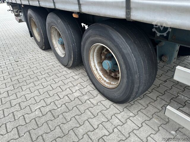 Przesuwne plandeki Groenewegen DRO-14-27 BPW-drum / NL-trailer
