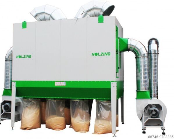 Stationair afzuigsysteem 16800 m3/h Holzing RLA 500 VIBER Power 16800 m3/h