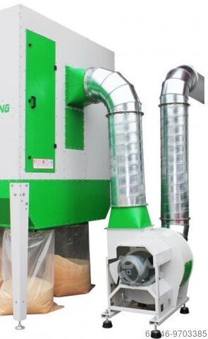 Stationair afzuigsysteem 16800 m3/h Holzing RLA 500 VIBER Power 16800 m3/h