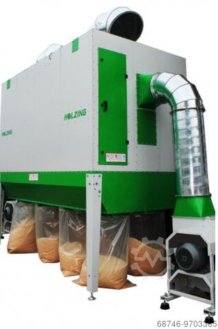 Stationair afzuigsysteem 16800 m3/h Holzing RLA 500 VIBER Power 16800 m3/h
