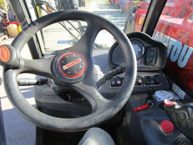 Merev teleszkópos rakodógép Manitou MT 625 - 6m - 2,5 Ton. mit Palettengabel + Schnell