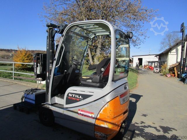 Elektromos háromkerekű targonca Still RX20-16 Zinkenversteller+SS + Duplex-Freihubmast