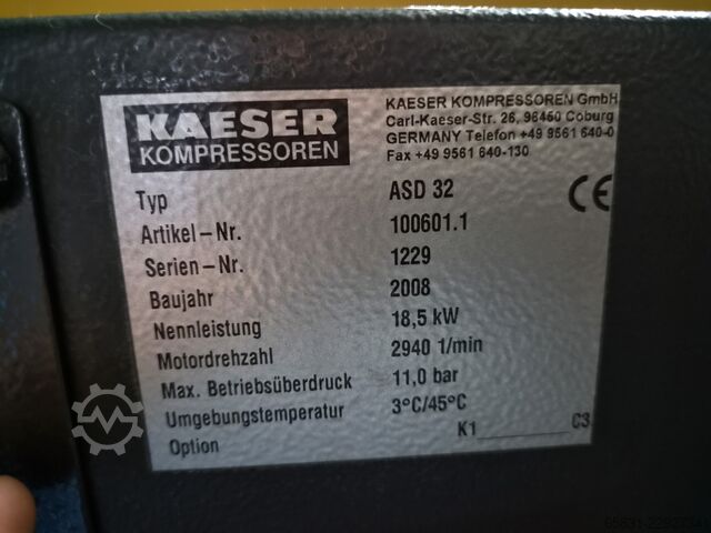Compresseur à vis Kaeser ASD 32